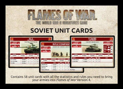 Flames of War: Late War Soviet Unit Cards