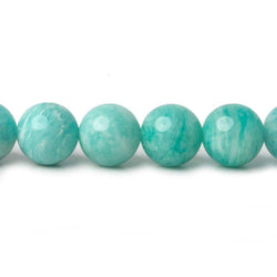 9mm Amazonite plain round beads 16 inch 45 pieces A (ONLINE ORDER ONLY)