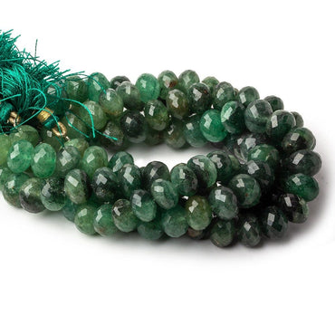 9mm Aventurine Faceted Rondelle Beads 8 inch 29 pieces (ONLINE ORDER ONLY)