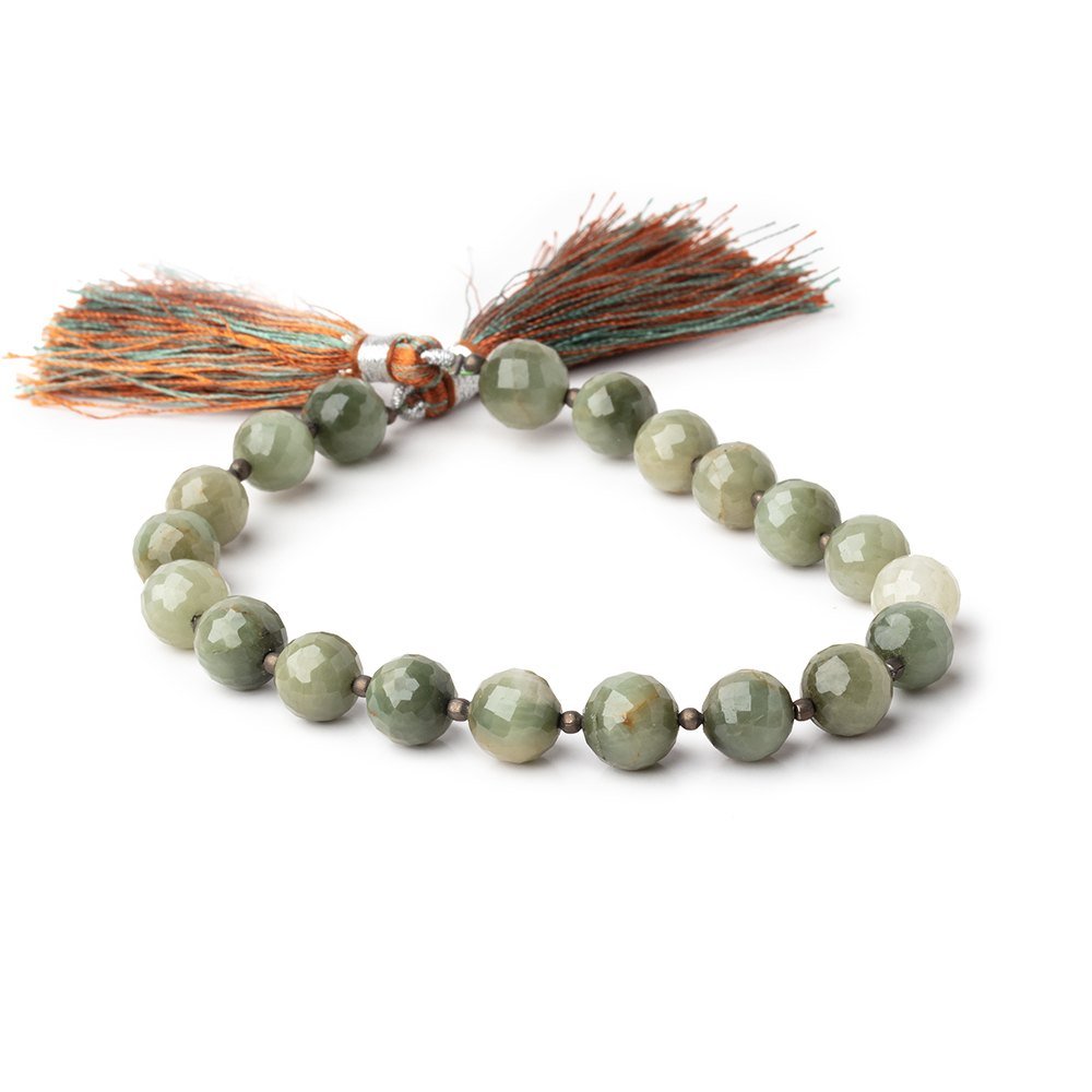 9mm Cat's Eye Quartz Faceted Round Beads 8 inch 20 pieces (ONLINE ORDER ONLY)