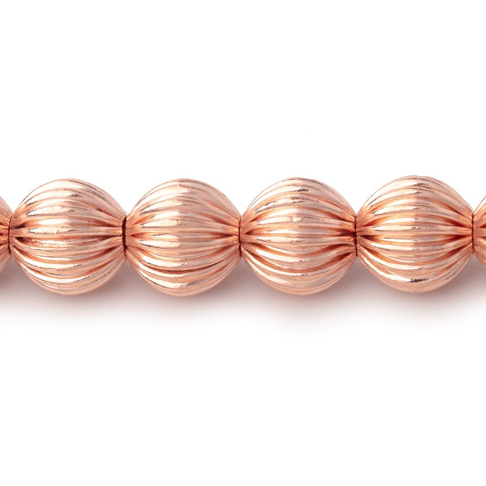 9mm Corrugated Round Beads (ONLINE ORDER ONLY)