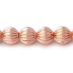 9mm Corrugated Round Beads (ONLINE ORDER ONLY)