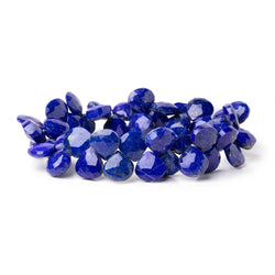 9mm Lapis Lazuli Faceted Heart Beads 7 inch 45 pieces (ONLINE ORDER ONLY)