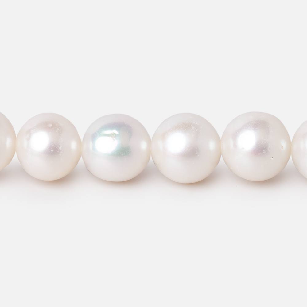 9mm Off White Off Round Freshwater Pearls 15.5 inch 47 Beads (ONLINE ORDER ONLY)