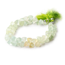 9mm Prehnite Beads Top Drill Trillion Beads 8 inch 50 pieces (ONLINE ORDER ONLY)