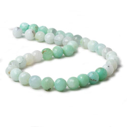 9mm Shaded Blue Perivian Opal faceted round beads 14 inch 39 pieces (ONLINE ORDER ONLY)