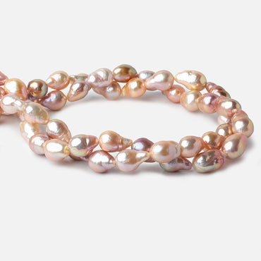 9x13-11x17mm Tri Color Baroque Freshwater Pearls 16 inch 27 pieces AA grade (ONLINE ORDER ONLY)