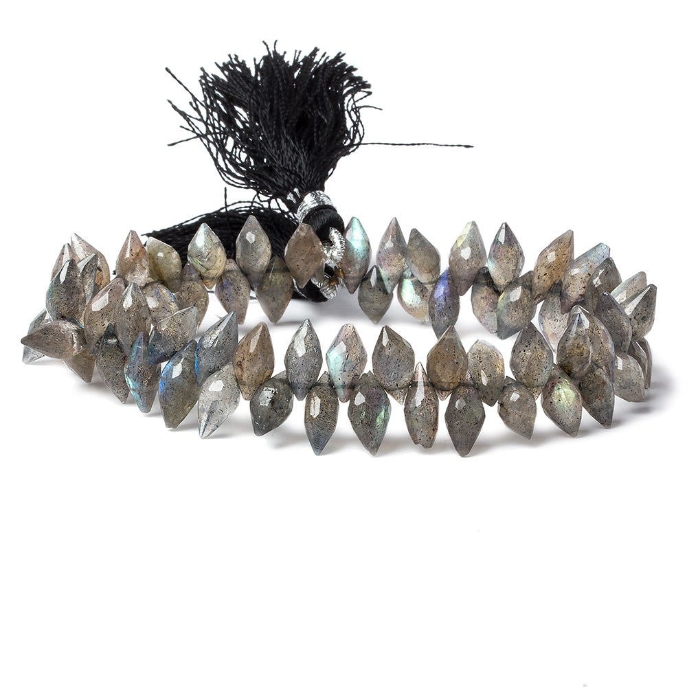 9x5-11x5mm Labradorite Faceted Marquise Beads 8 inch 65 pieces (ONLINE ORDER ONLY)