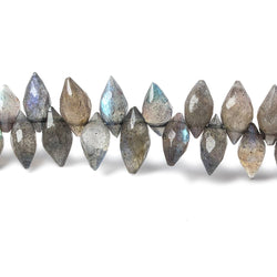 9x5-11x5mm Labradorite Faceted Marquise Beads 8 inch 65 pieces (ONLINE ORDER ONLY)