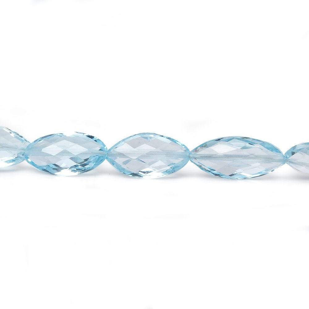 9x5-11x6mm Sky Blue Topaz faceted marquise beads 16 inch 40 pieces AA (ONLINE ORDER ONLY)