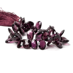 9x6-10x7mm Rhodolite Garnet Faceted Free shapes 7.5 inch 48 beads AAA (ONLINE ORDER ONLY)