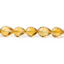 9x6-11x6mm Citrine Straight Drilled Faceted Tear Drop 8 inch 20 pieces (ONLINE ORDER ONLY)