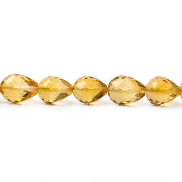 9x6-11x6mm Citrine Straight Drilled Faceted Tear Drop 8 inch 20 pieces (ONLINE ORDER ONLY)