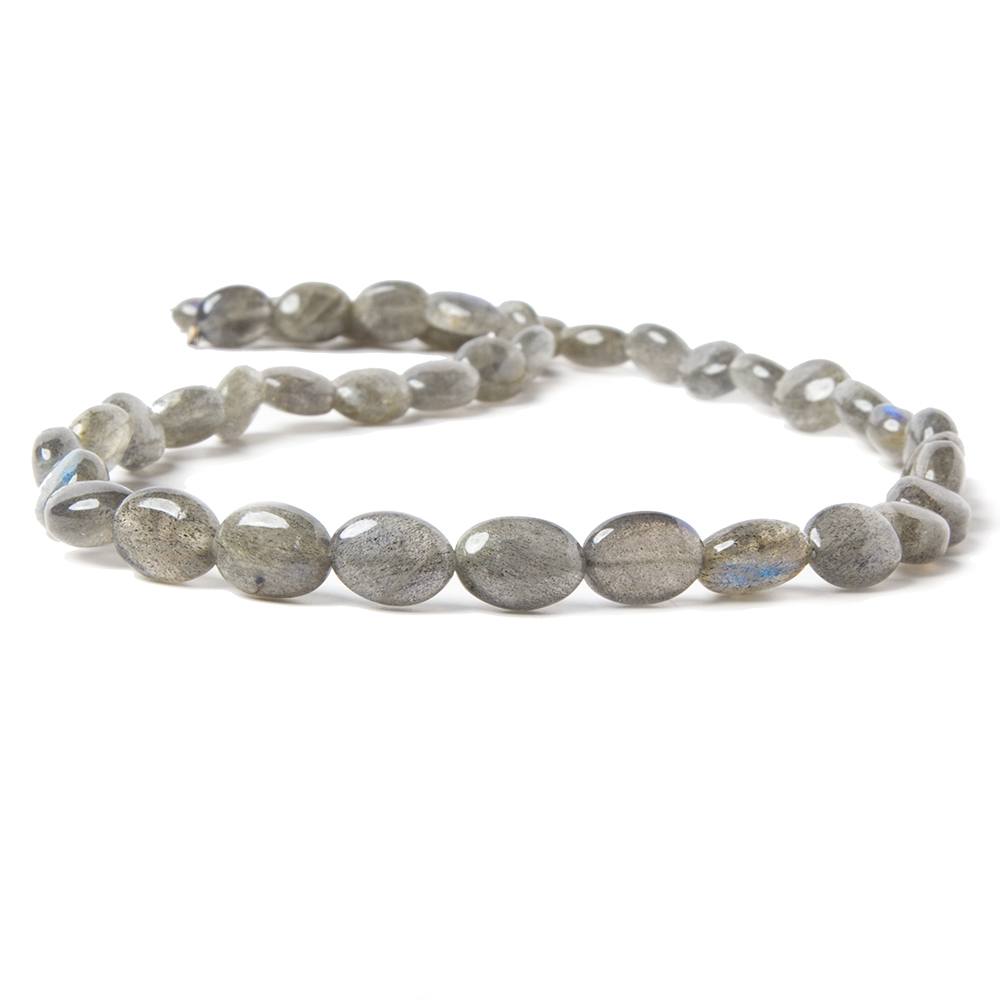 9x6-12x8mm Labradorite Beads Straight Drilled Plain Oval 16 inch 41 pieces (ONLINE ORDER ONLY)