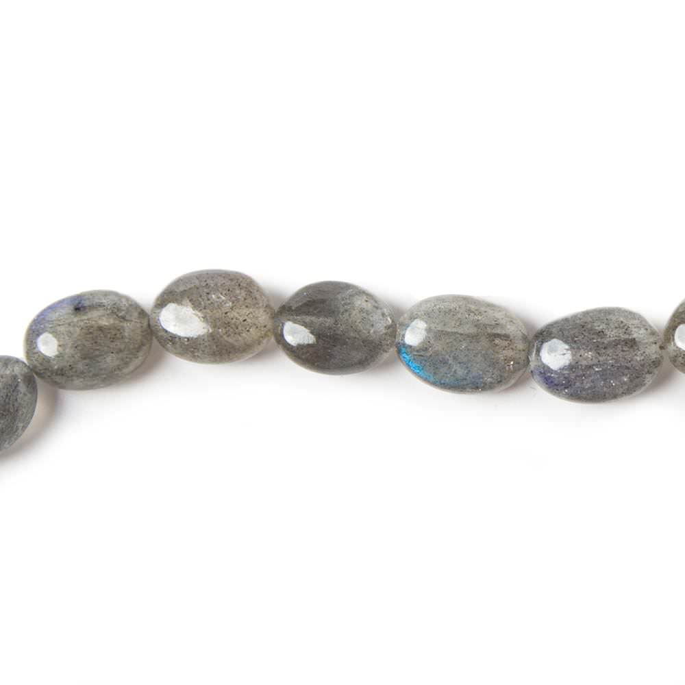 9x6-12x8mm Labradorite Beads Straight Drilled Plain Oval 16 inch 41 pieces (ONLINE ORDER ONLY)