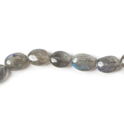 9x6-12x8mm Labradorite Beads Straight Drilled Plain Oval 16 inch 41 pieces (ONLINE ORDER ONLY)