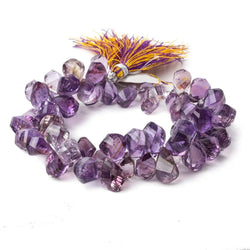 9x6-13x8mm Ametrine Faceted Twist Beads 8 inch 65 pieces AAA (ONLINE ORDER ONLY)