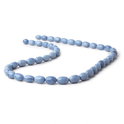 9x6-13x8mm Owyhee Blue Opal Plain Olive Beads 20 inch 44 pieces AA (ONLINE ORDER ONLY)