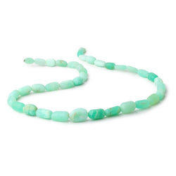 9x6-15x10mm Matte Prase Opal Plain Nugget Beads 18 inch 36 pieces (ONLINE ORDER ONLY)