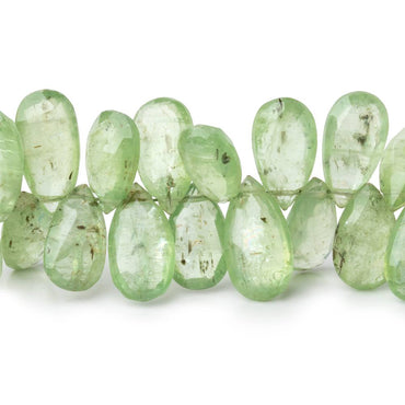 9x6-15x8mm Green Kyanite Faceted Pear Beads 7.5 inch 73 pieces (ONLINE ORDER ONLY)