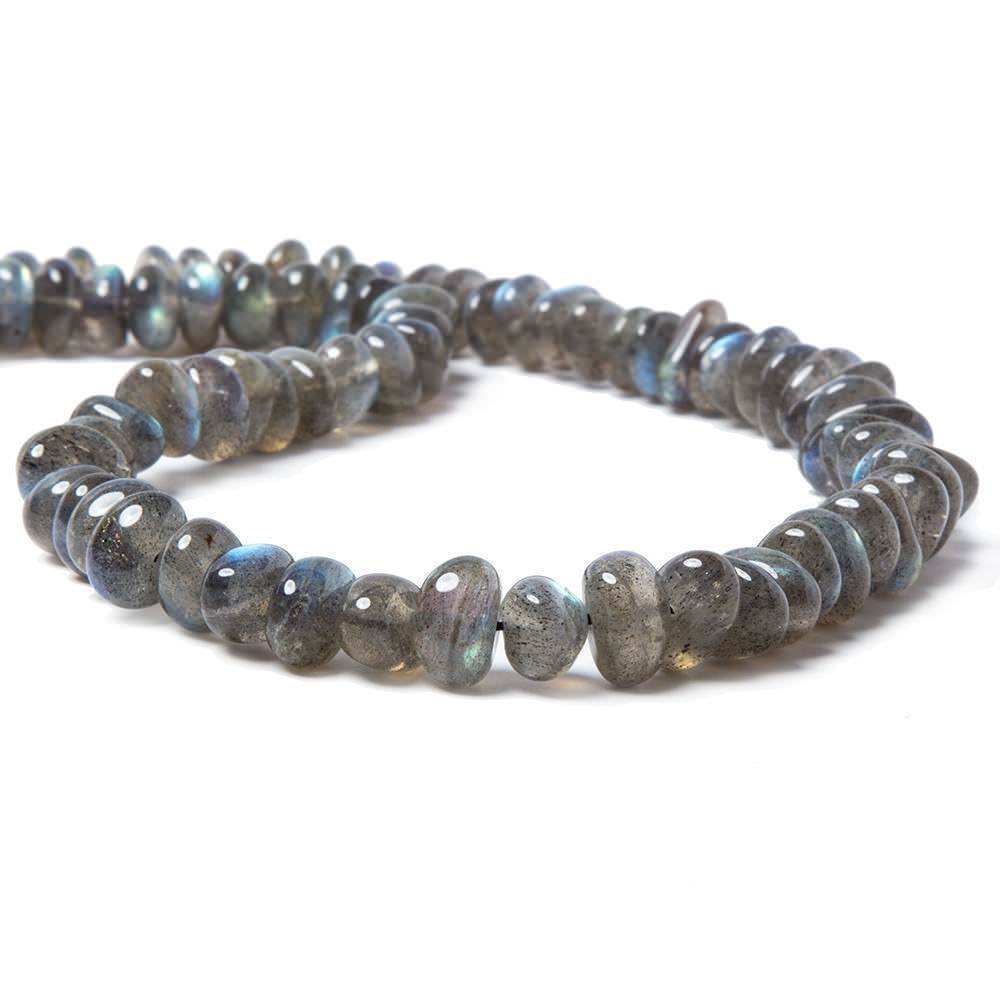 9x6-16x6mm Labradorite Side Drilled Plain Nugget Beads 16 inch 71 pieces (ONLINE ORDER ONLY)