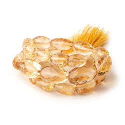 9x6-17x10mm Citrine Faceted Nugget Beads 15 inch 30 pieces (ONLINE ORDER ONLY)