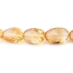 9x6-17x10mm Citrine Faceted Nugget Beads 15 inch 30 pieces (ONLINE ORDER ONLY)