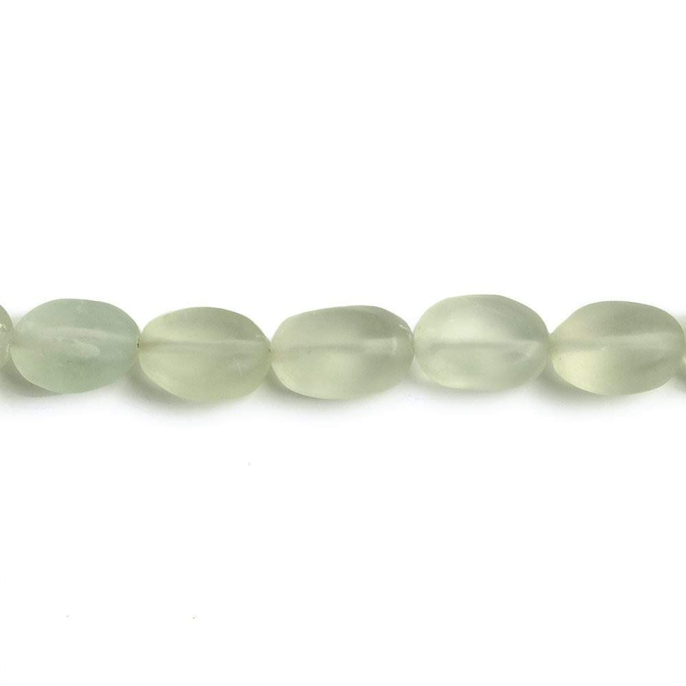 9x7-11x7mm Prasiolite straight drilled plain nugget beads 7.5 inch 20 pieces (ONLINE ORDER ONLY)