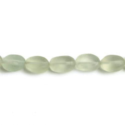 9x7-11x7mm Prasiolite straight drilled plain nugget beads 7.5 inch 20 pieces (ONLINE ORDER ONLY)