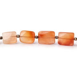 9x7-11x9mm Tangerine Quartz Plain Rectangle Beads 8 inch 14 pieces (ONLINE ORDER ONLY)