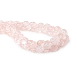 9x7-12x10mm Rose Quartz faceted olive beads 16 inch 39 pieces (ONLINE ORDER ONLY)