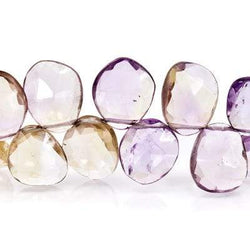 9x7-12x8mm Ametrine Freeform Briolette 8 inch 46 beads (ONLINE ORDER ONLY)