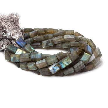 9x5mm Matte Labradorite plain rectangle beads 7.5 inch 17 pieces (ONLINE ORDER ONLY)
