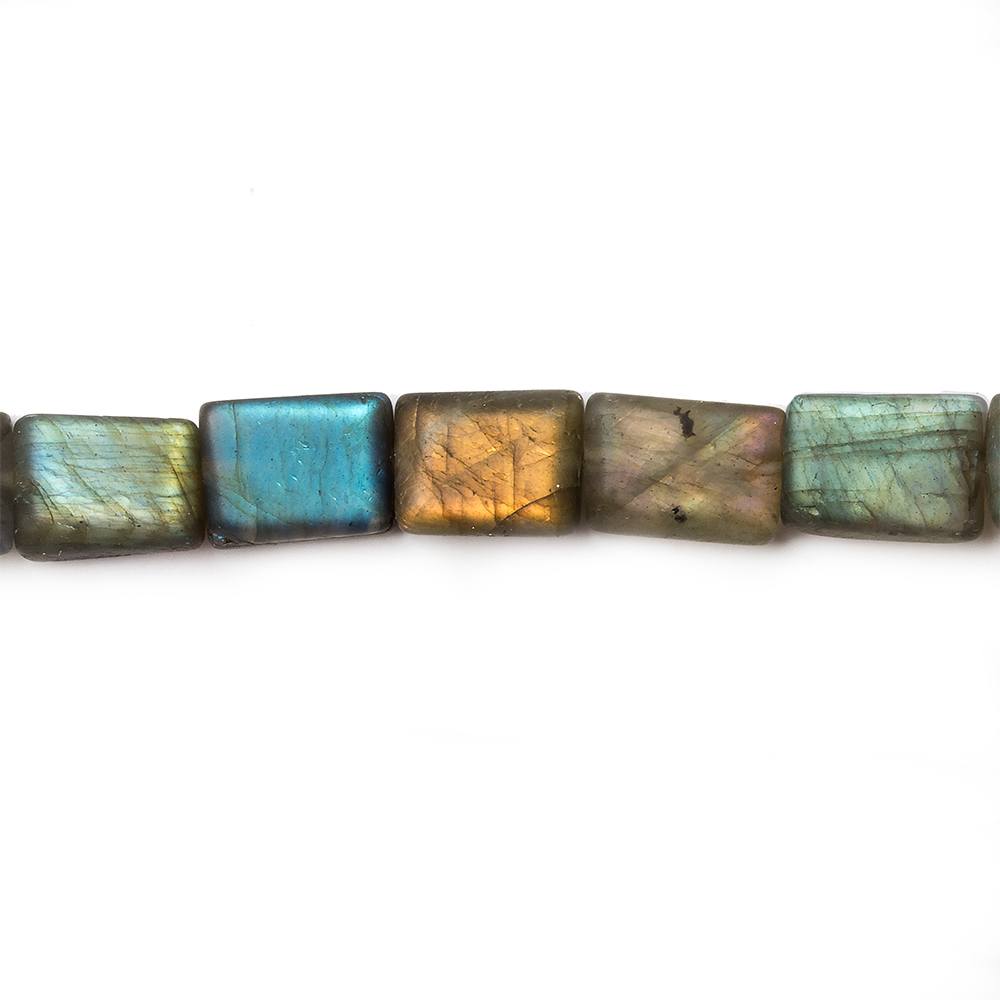 9x5mm Matte Labradorite plain rectangle beads 7.5 inch 17 pieces (ONLINE ORDER ONLY)