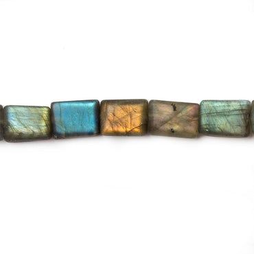 9x5mm Matte Labradorite plain rectangle beads 7.5 inch 17 pieces (ONLINE ORDER ONLY)