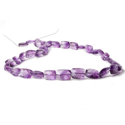 9x7-12x9mm Amethyst faceted Rectangle Beads 15.5 inches 36 beads (ONLINE ORDER ONLY)