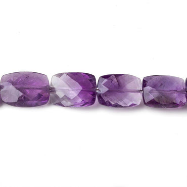 9x7-12x9mm Amethyst faceted Rectangle Beads 15.5 inches 36 beads (ONLINE ORDER ONLY)