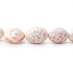 9x7-16x11mm Natrolite Plain Oval Beads 14 inch 27 pieces (ONLINE ORDER ONLY)