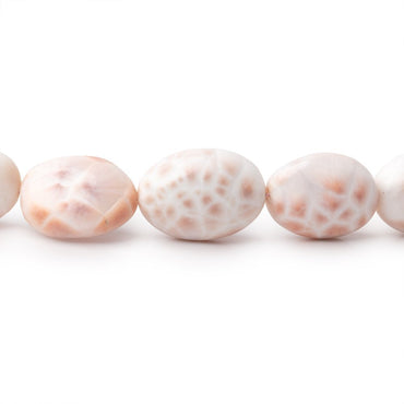 9x7-16x11mm Natrolite Plain Oval Beads 14 inch 27 pieces (ONLINE ORDER ONLY)