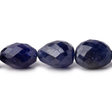 9x7-17x12mm Blue Sapphire Faceted Nugget Beads 18 inch 34 pieces AA (ONLINE ORDER ONLY)