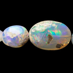 9x7-26x19mm Ethiopian Opal Straight Drill Plain Nuggets 19 inch 36 beads AA (ONLINE ORDER ONLY)