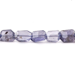 9x7mm Iolite Faceted Faceted Nuggets 8 inch 22 beads (ONLINE ORDER ONLY)