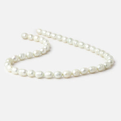 9x7mm Pale Mint Faceted Oval Freshwater Pearls 16 inch 33 pieces (ONLINE ORDER ONLY)