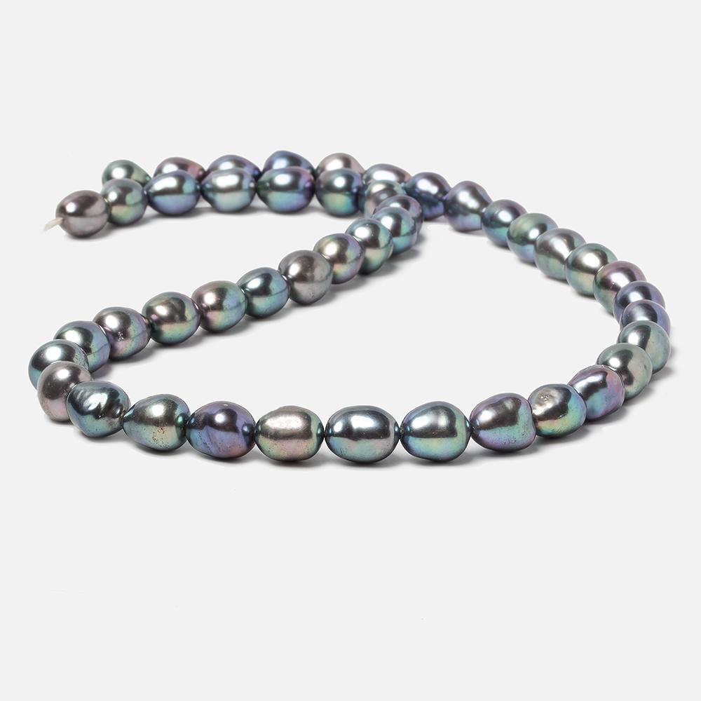 9x7mm Peacock straight drill Baroque Freshwater Pearls 16 inch 45 pieces AA (ONLINE ORDER ONLY)