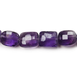 9x8-10x8.5mm Amethyst Checkerboard Rectangle 10 inch 25 pieces (ONLINE ORDER ONLY)