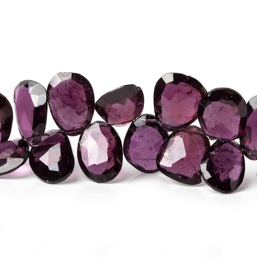 9x8-11x8mm Rhodolite Garnet Faceted Free shapes 7.5 inch 50 beads AAA (ONLINE ORDER ONLY)