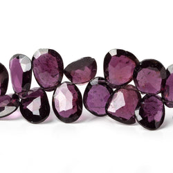 9x8-11x8mm Rhodolite Garnet Faceted Free shapes 7.5 inch 50 beads AAA (ONLINE ORDER ONLY)