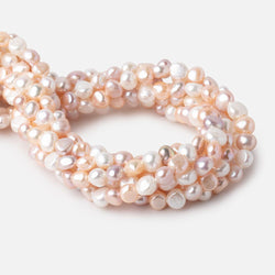 9-11mm Tri-Color Baroque Large Hole Baroque Pearls Set of 10 (ONLINE ORDER ONLY)