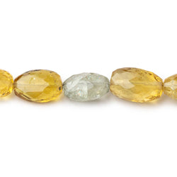 9x8-14x9mm Multi Beryl faceted nugget beads 15 inch 32 pieces (ONLINE ORDER ONLY)