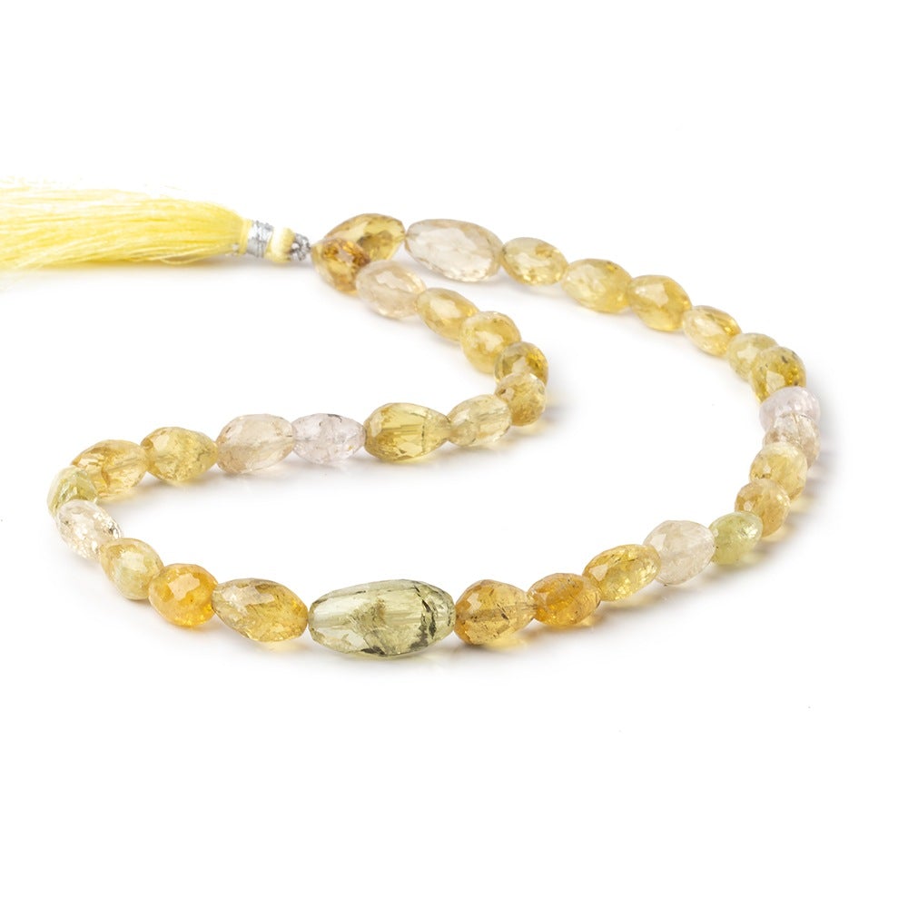 9x8-14x9mm Multi Beryl faceted nugget beads 15 inch 32 pieces (ONLINE ORDER ONLY)